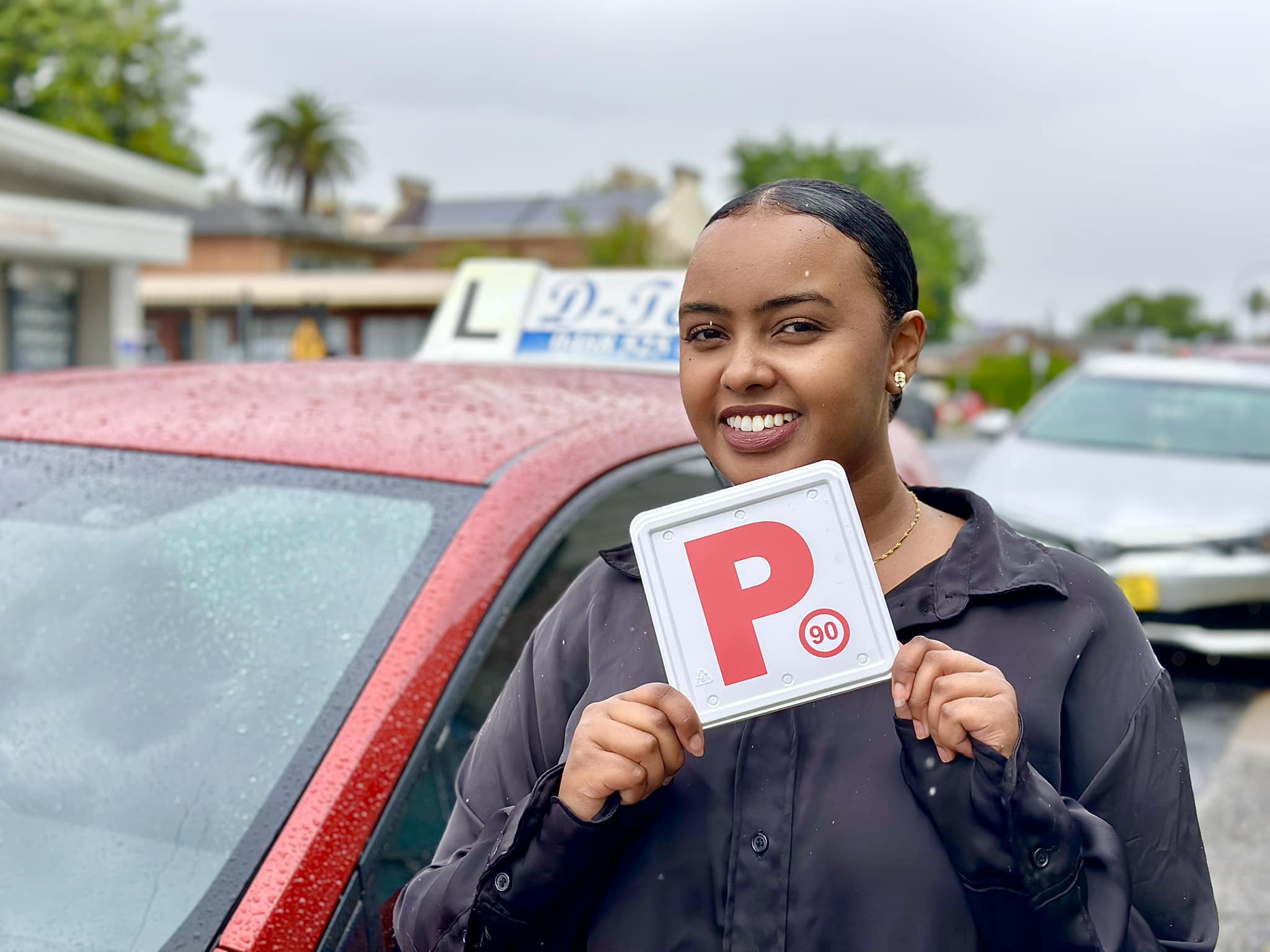 D-Tech Driver Training instructor delivering professional driving lessons for a beginner student in Penrith NSW 2750.
