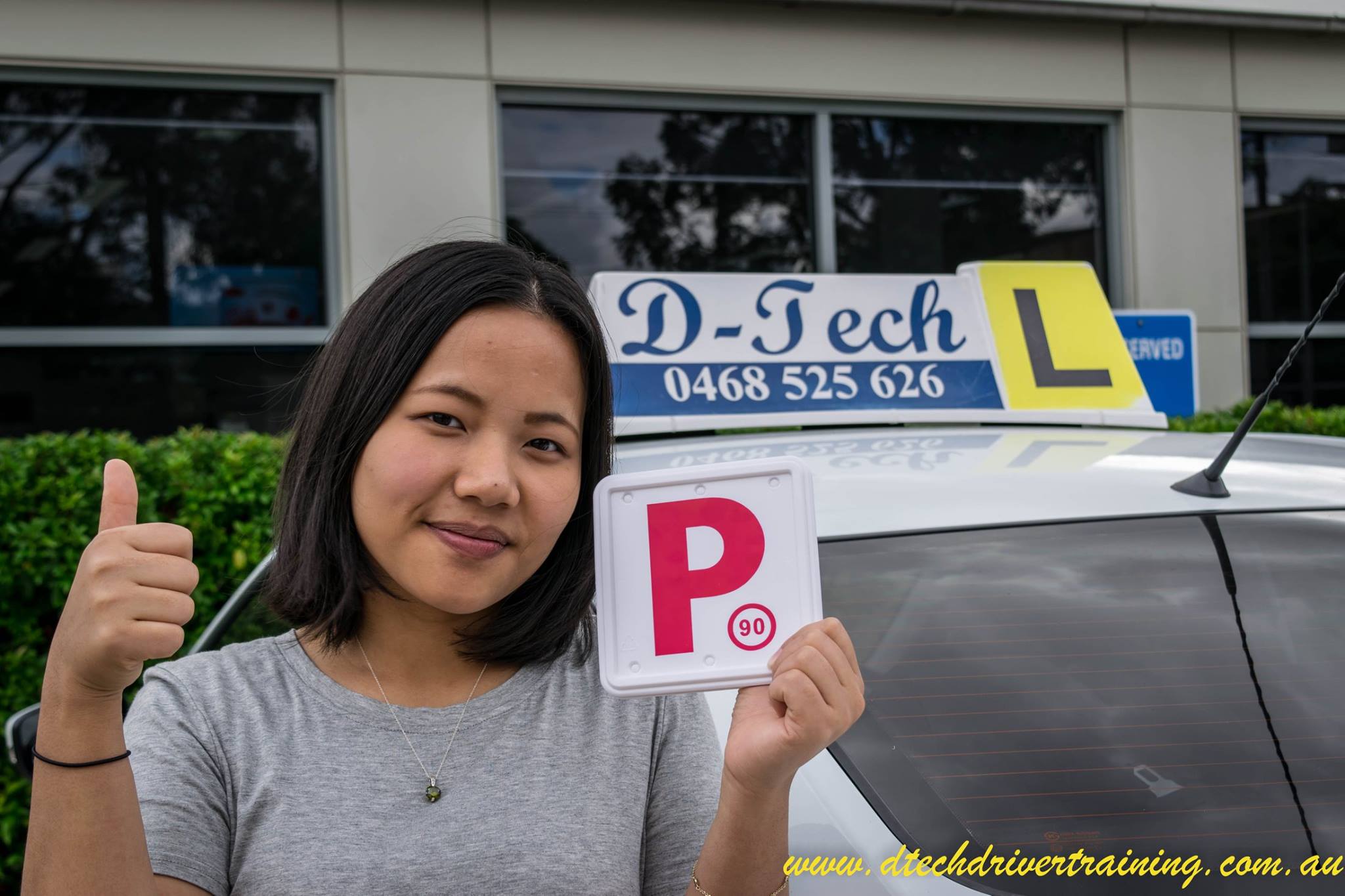 D-Tech Driver Training instructor delivering professional driving lessons for a beginner student in Marsden Park NSW 2765.