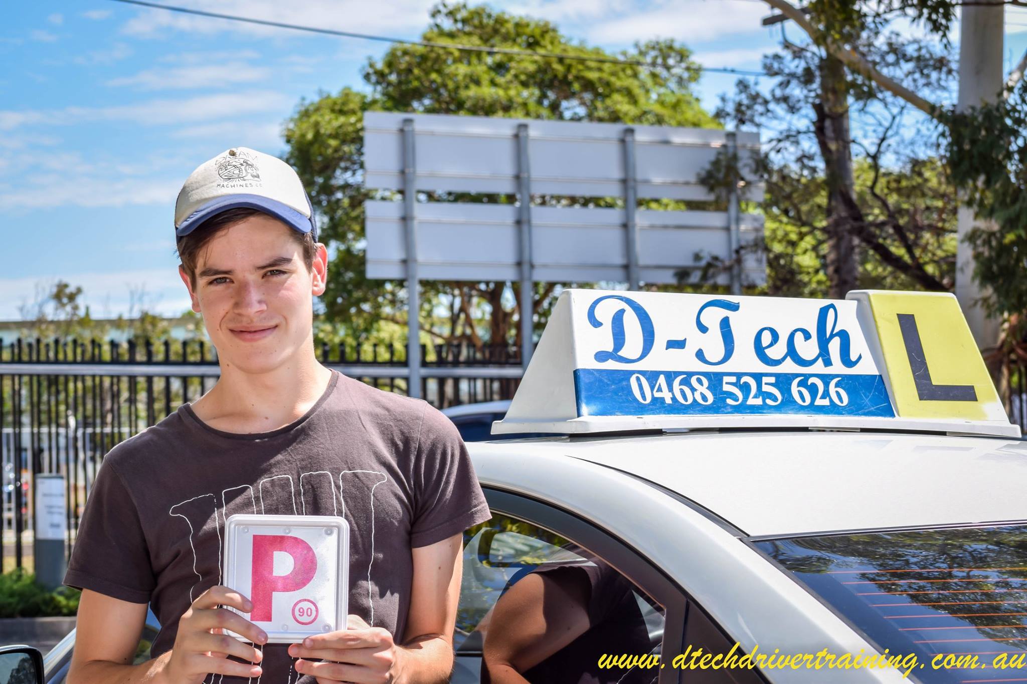 D-Tech Driver Training instructor delivering professional driving lessons for a beginner student in Prospect NSW 2148.