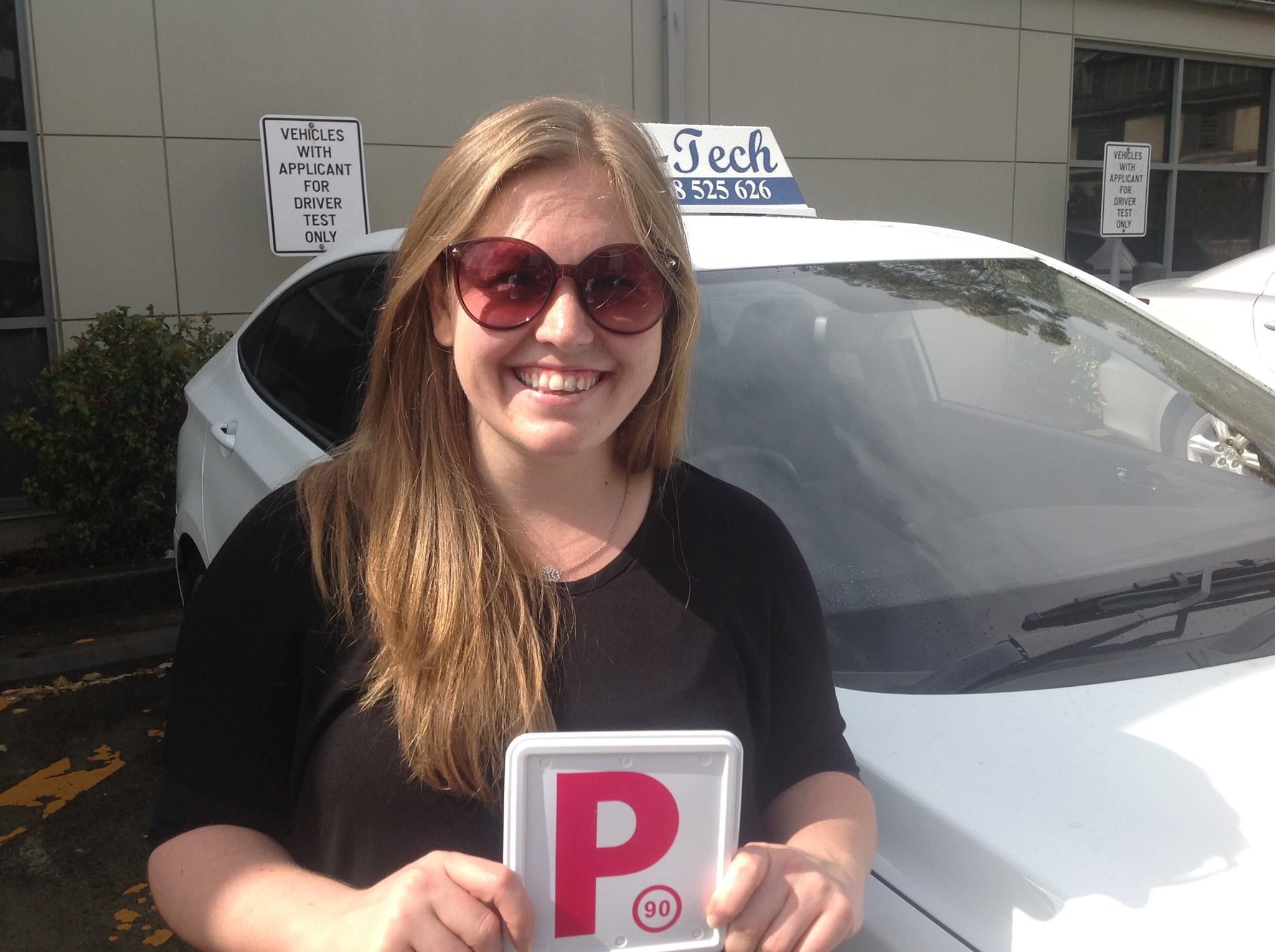 First time driving test pass milestone with a local instructor.