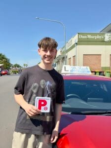 D-Tech Driver Training instructor delivering professional driving lessons for a beginner student in Richmond NSW 2753.