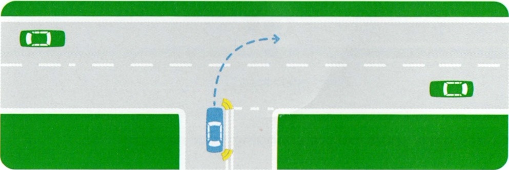 Right turn diagram