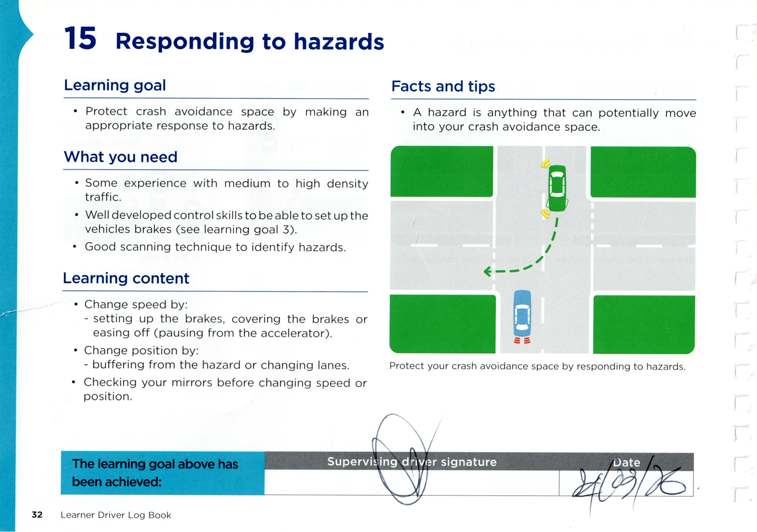 Lesson 15: Responding to road hazards